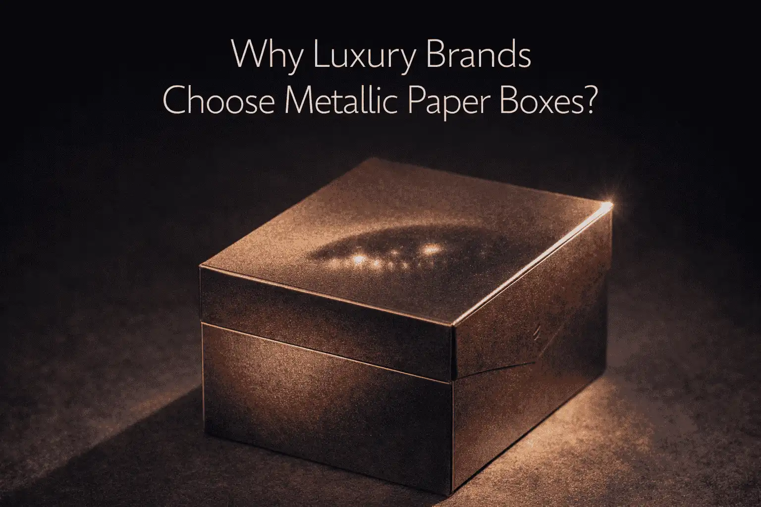 Why Luxury Brands Choose Metallic Paper Boxes?